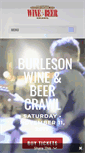 Mobile Screenshot of burlesonwinecrawl.com